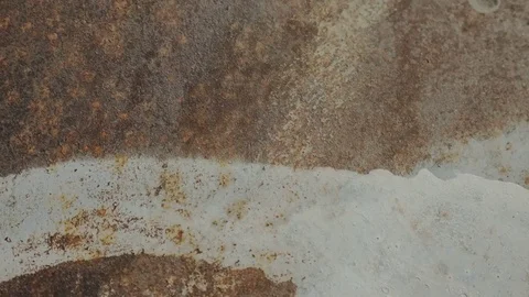 Colorful rust - short loop sequence Stock Footage