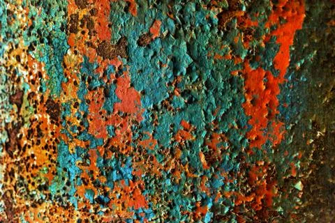 Colorful rusty backround Stock Photos