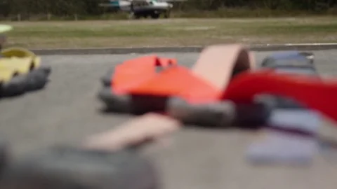 Colorful safety belts Video stock 80475993