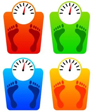 Colorful scales Stock Illustration