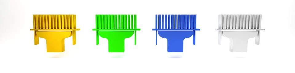 Colorful Scanner scanning bar code icon isolated on white background. Barco.. 스톡 사진