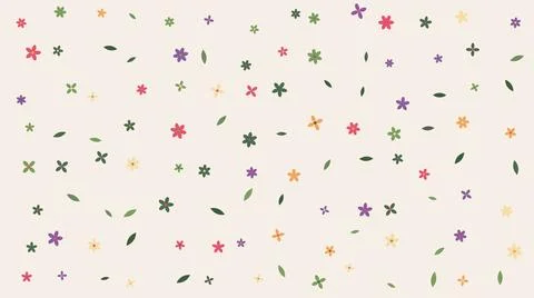 Colorful scattered confetti celebration pattern Stock Illustration