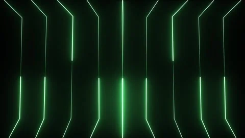 Colorful Sci-Fi Glow Light Streaks Animation | Abstract Motion 4K 動画素材 304948315