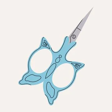 Colorful scissors for creativity Stock Illustration