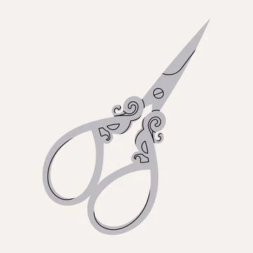 Colorful scissors for creativity Stock Illustration