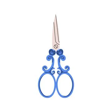 Colorful scissors for creativity Stock Illustration
