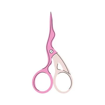 Colorful scissors for creativity Stock Illustration