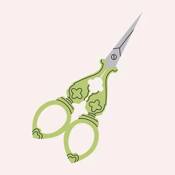 Colorful scissors for creativity Stock Illustration