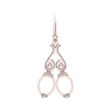 Colorful scissors for creativity Stock Illustration