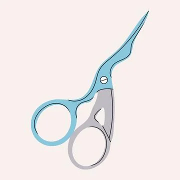 Colorful scissors for creativity Stock Illustration