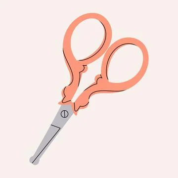 Colorful scissors for creativity Stock Illustration