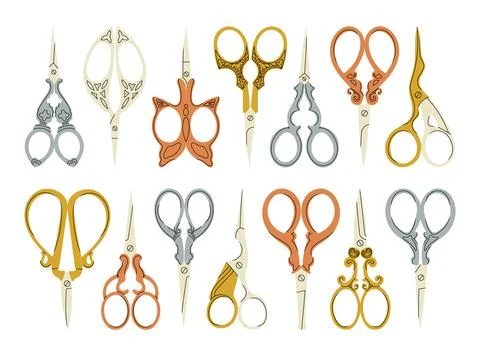 Colorful scissors for creativity Stock Illustration