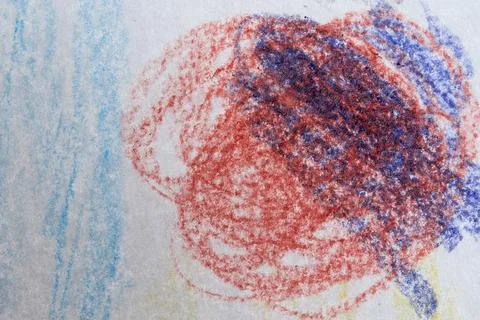 Colorful scribbles showcase creativity in a tranquil setting 스톡 사진
