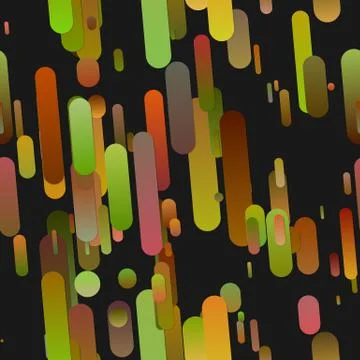 Colorful seamless abstract modern gradient rounded stripe pattern background Illustrazione stock