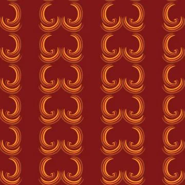 Colorful seamless abstract pattern in bright autumn colors, background, fashion Illustrazione stock