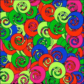 Colorful seamless abstract pattern Stock Illustration