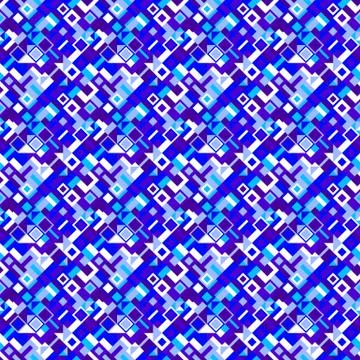 Colorful seamless diagonal mosaic pattern background design Illustrazione stock
