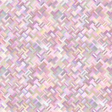 Colorful seamless diagonal rectangle pattern - vector mosaic background Stock Illustration