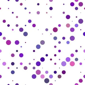 Colorful seamless dot pattern background - vector graphic Ilustração Stock