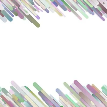 Colorful seamless gradient diagonal rounded stripe background pattern イラスト素材