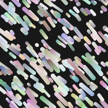 Colorful seamless modern gradient diagonal rounded stripe background pattern Illustrazione stock
