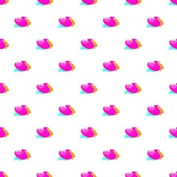 Colorful seamless pattern with abstract fluid shapes Stock Illustration