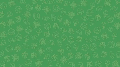 Colorful seamless pattern with abstract geometric shapes in green and paste.. Stock Footage 327062472