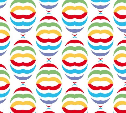 Colorful seamless pattern for design Stock Illustration