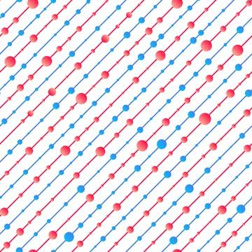 Colorful seamless pattern with dynamic design. Stock Illustration