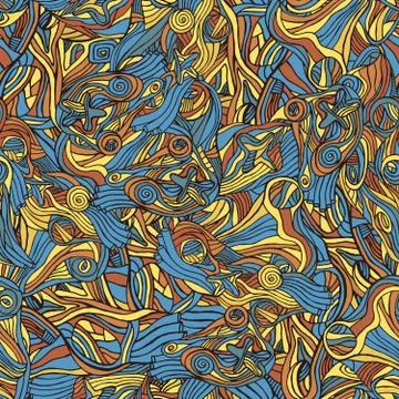 Colorful seamless pattern Illustrazione stock