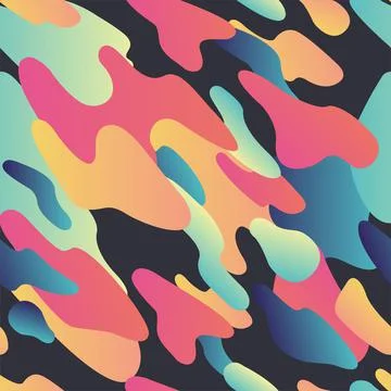 Colorful seamless pattern. Stock Illustration
