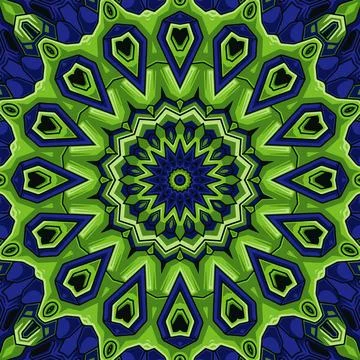 Colorful seamless pattern mandala design Stock Illustration