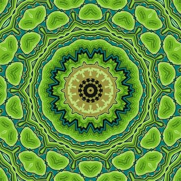 Colorful seamless pattern in mosaic style Stock Illustration