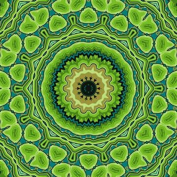 Colorful seamless pattern in mosaic style Stock Illustration