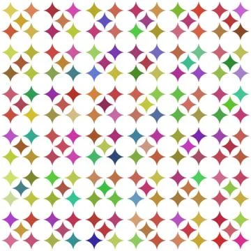 Colorful seamless pattern over white Stock Illustration