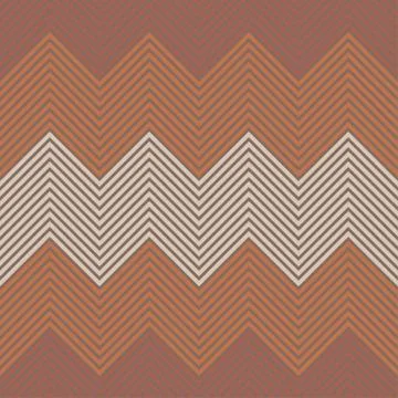 Colorful seamless pattern. Scandinavian geometric ornament Retro Stock-Illustration