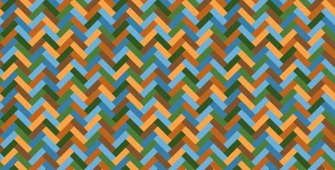 Colorful Seamless Pattern Vector Illustration Geometric Background Art Stock Illustration