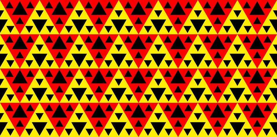 Colorful Seamless Pattern Vector Illustration Geometric Background Art Stock Illustration