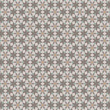 Colorful seamless repeating tile pattern for modern interiors design, wallpap Stock Illustration