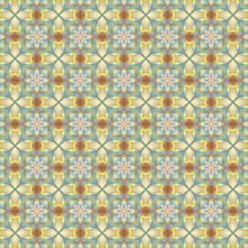 Colorful seamless repeating tile pattern for modern interiors design, wallpap Stock-Illustration