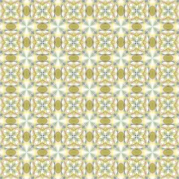 Colorful seamless repeating tile pattern for modern interiors design, wallpap Stock Illustration