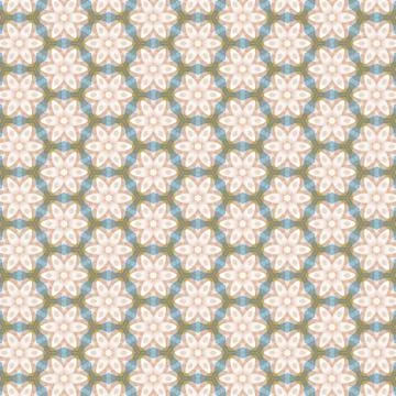 Colorful seamless repeating tile pattern for modern interiors design, wallpap 스톡 일러스트