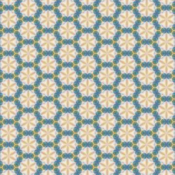 Colorful seamless repeating tile pattern for modern interiors design, wallpap 스톡 일러스트