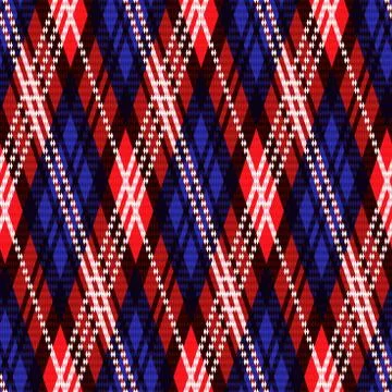 Colorful seamless rhombic pattern Stock Illustration