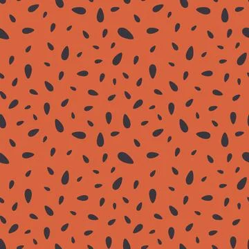 Colorful seamless summer pattern in trendy hues with hand drawn summer elements Stock Illustration