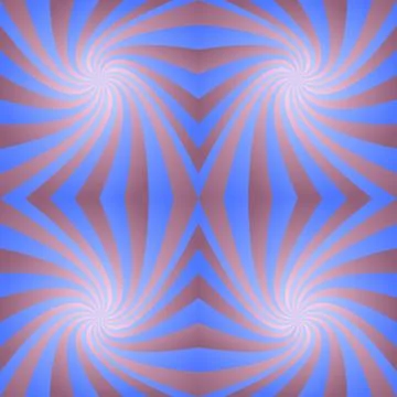 Colorful seamless swirling rays pattern background Illustrazione stock