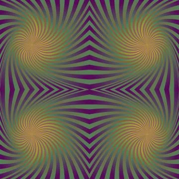 Colorful seamless swirling rays pattern background Illustrazione stock