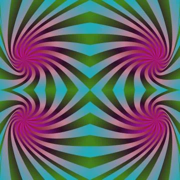 Colorful seamless swirling rays pattern background Stock Illustration