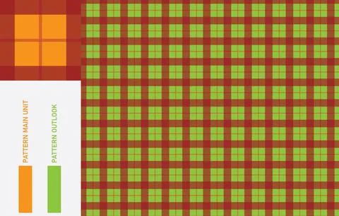 Colorful Seamless textile cloth pattern collection vector illustration Stock-Illustration