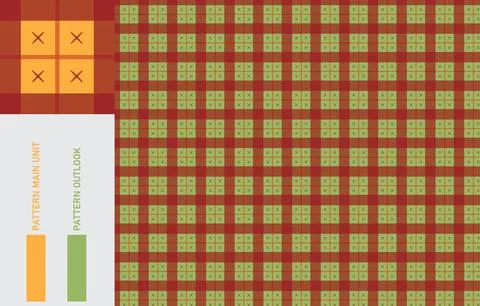 Colorful Seamless textile cloth pattern collection vector illustration Stock Illustration